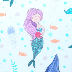 Cloele mermaids crib sheet design complements various nursery decor