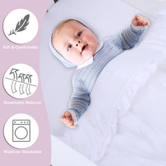 Cloele quilted comforter 33x42 with white ruffle for cozy naps