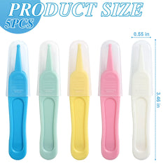 Clofiak nose-picker-dome-end demonstrates gentle dome-tip for sticky mucus removal