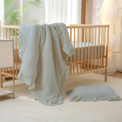 CLoucl fitted sheet in soft muslin for snug mattress fit