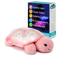Cloud b Star Projector Nightlight Pink twinkle stars for calming bedtimes.