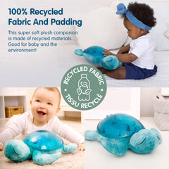 Cloud b Tranquil Turtle Aqua cry sensor enables responsive soothing