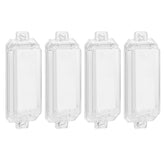 CLYMENE light switch guard 4-pack on a wall plate for child safety