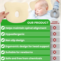 CMJ PRO premium baby pillow ventilation emphasis on breathability during naps