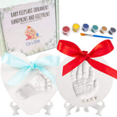 Co Little baby ornament circle captures tiny prints for a cherished keepsake.