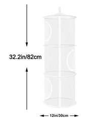 Coastal Rose nylon mesh storage basket highlights durability and waterproof features.