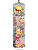 Coastal Rose stuffed-animal storage foldable design provides expandable space for quick tidy-ups.