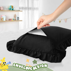 Cobedzy easy-care microfiber pillowcase resists fading and shrinking for busy homes.