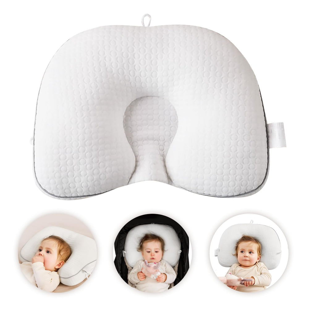 Cococu Baby Head Pillow shows upgraded ergonomic design for gentle head support during travel