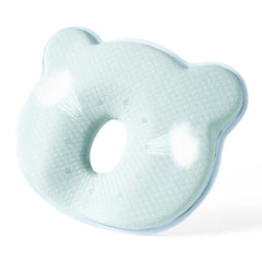 Cococu memory foam baby pillow with newborn head support for nap-time comfort.