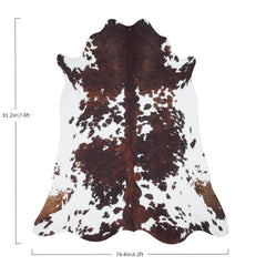 coffinsea cowhide rug soft-underfoot comfort enhances cozy feel in bedrooms.