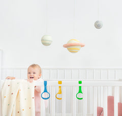 COHEXA baby pull up rings with smooth odorless finish for safe stair access practice
