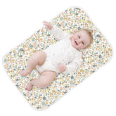 Coinarin Baby Diaper Changing Pad folded for travel, highlighting compact portability.