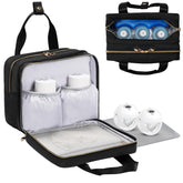 Coinarin wearable breast pump travel bag keeps pumps organized for busy days.