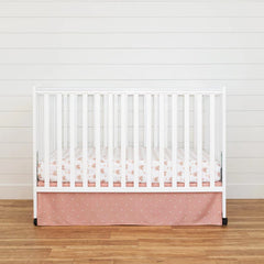 Cokouchyi rainbow sheet pattern adds cheerful boho style to the crib.