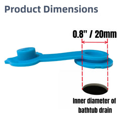 COLDDD bathtub stoppers fit various drains rendering quick, secure seals during bath time.