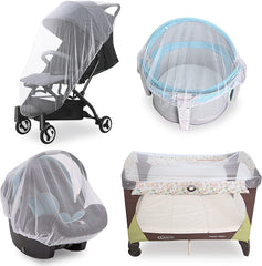 Coldwind 2Pack Baby Mosquito Net for Stroller provides breathable protection during walks