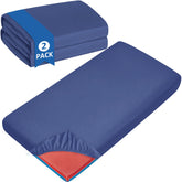 Coldwind Nap Mat Sheet 2 Pack front view shows plush microfiber and breathable comfort for naps.