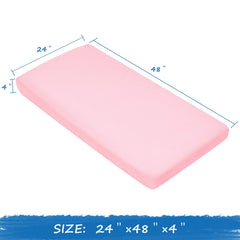 Coldwind nap mat sheet with elastic corners ensures snug fit for safe use.