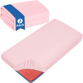 Coldwind nap mat sheet pink folds, soft and breathable for preschool rest.