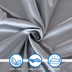 Coldwind satin bassinet sheet on oval bassinet demonstrates snug fit and smooth surface