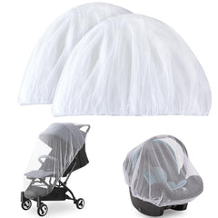 Coldwind stroller mosquito net two-pack protects baby while keeping air flowing on outings.
