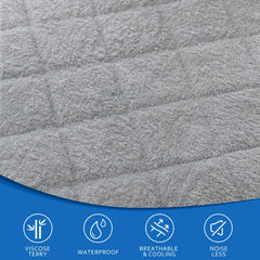 Coldwind viscose terry surface close-up gentle on baby skin