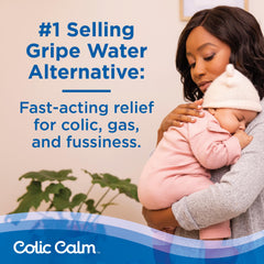 Colic Calm Gripe Water baby-dosing-dispenser image highlights simple administration.