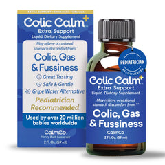 Colic Calm Plus bottle pour demonstrates quick, gentle relief for infant gas and colic.