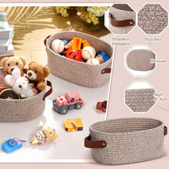 Colingmill basket with bags and ribbons—easy to pre-wrap gifts.