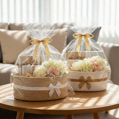 Colingmill raffia fill close-up showing natural filler for presentation
