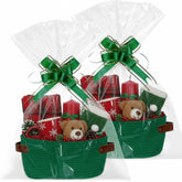 Colingmill woven basket with handles ready for gift presentation