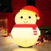 Colorful Life Snowman Tap Light close-up of adorable snowman design for cozy winter vibe