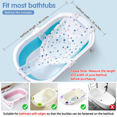 Colorlife baby bath seat anti-slip base for stable bathing.