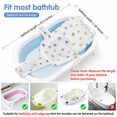 Colorlife Anti-slip T-buckle keeps baby stable while you bathe and multitask.