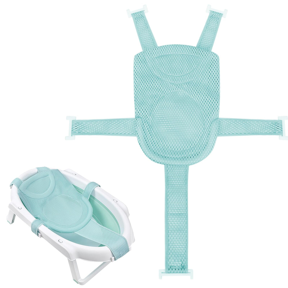 Colorlife baby bath seat green full view for bath time comfort