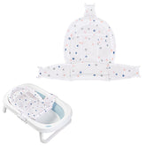 Colorlife baby bath seat mesh provides soft support during bath time