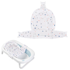 Colorlife baby bath seat mesh provides soft support during bath time