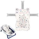 Colorlife baby bath seat net mesh provides secure support during gentle newborn baths.