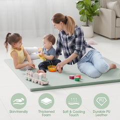 Comehealthy waterproof surface is easy to wipe clean after spills.