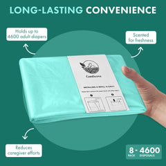 COMFICOVE odor-control design reduces odor during changes.