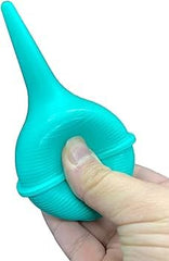 Comfort Axis ribbed bulb grip closeup highlights secure handling.