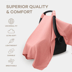 Comfy Cubs baby canopy provides UV and insect protection during travel