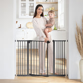 Comfy Cubs baby safety gate extended – flexible fit for varied spaces keeps kids secure.