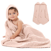 Comfy Cubs hooded towel in large 32x32 offers a cozy post-bath wrap for babies.