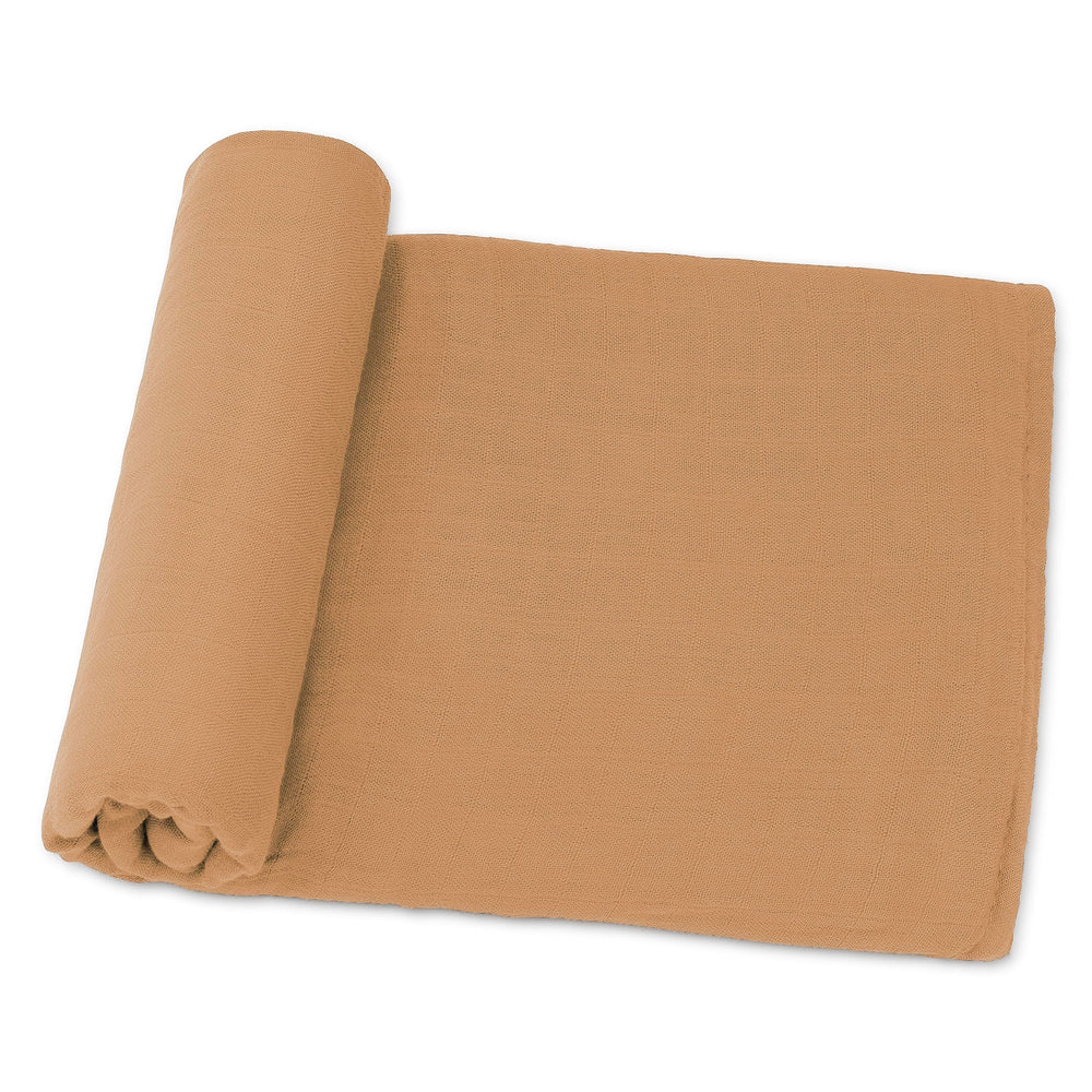 Comfy Cubs muslin swaddle blanket soft-cotton, gentle newborn wrap for cozy sleep