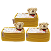 COMFY-HOMI 3-pack baskets with gift bags, ready-to-gift for celebrations.