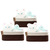 COMFY-HOMI 3-pack gift baskets with chic gift bags ready for gifting.