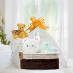 COMFY-HOMI basket highlighting durable cotton rope construction.