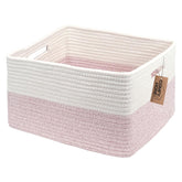 COMFY-HOMI basket front view shows large capacity for living-room storage